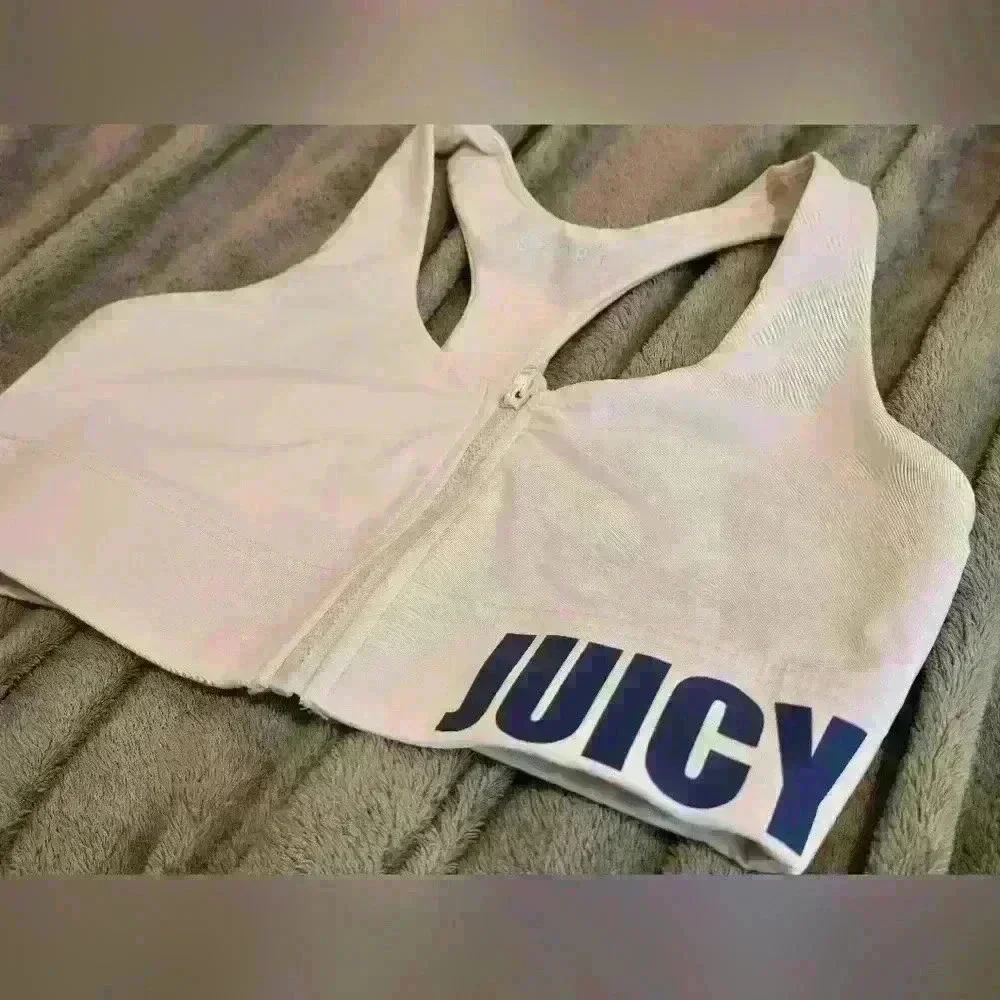 Juicy Couture Plae Pink Sport Bra Size XS - Picture 3 of 7